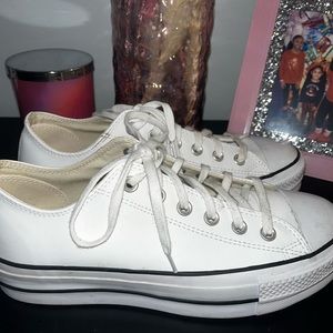 Women’s white converse